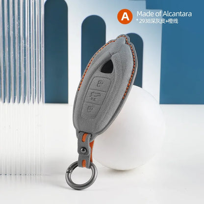 Premium Suede Key Case for Lamborghini Urus & Revuelto