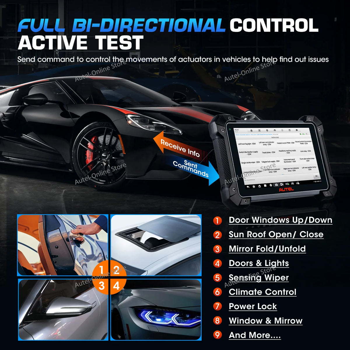 Autel MK908 II Pro Scanner 10.1" Advanced ECU Coding 40+Svc – Car Accessories | MotorWorld Marketplace