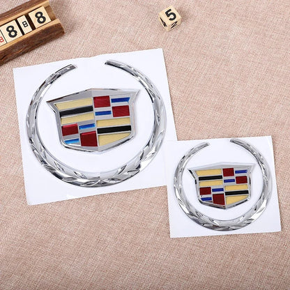 (NOT SOLD TO USA) Cadillac Emblem Badge for SRX ATS XTS 2017-2021, 1PC – Car Accessories | MotorWorld Marketplace