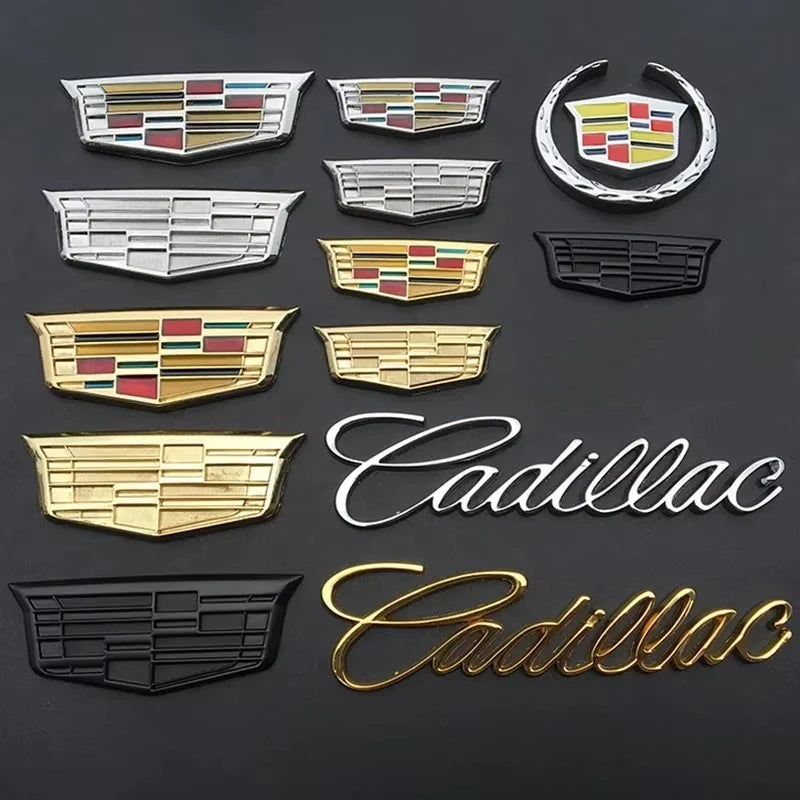(NOT SOLD TO USA) 3D Metal Emblem Badge for Cadillac Escalade DTS SRX XT5 – Car Accessories | MotorWorld Marketplace