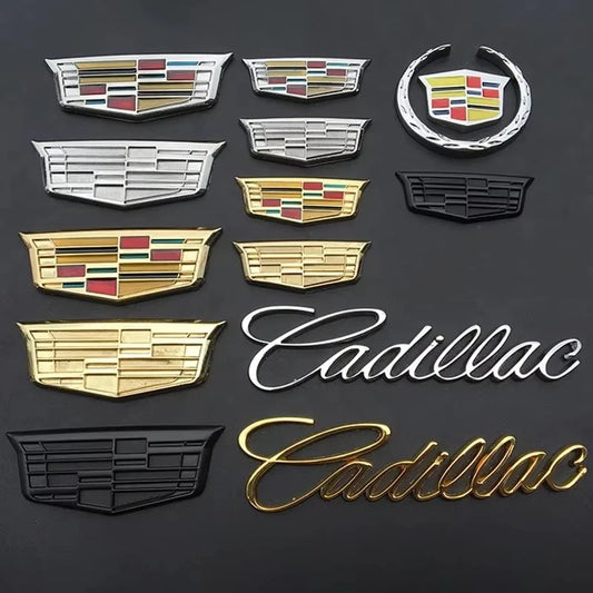 (NOT SOLD TO USA) 3D Metal Emblem Badge for Cadillac Escalade DTS SRX XT5 – Car Accessories | MotorWorld Marketplace