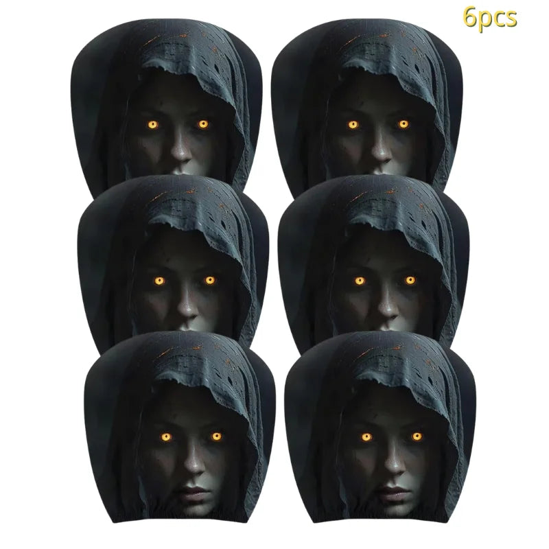 Halloween Reaper Headrest Covers – Horror Car Decor 6pcs – Car Accessories | MotorWorld Marketplace