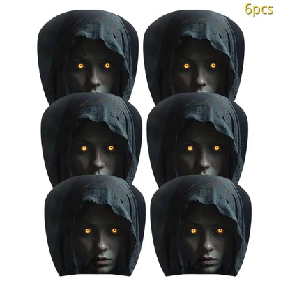 Halloween Reaper Headrest Covers – Horror Car Decor 6pcs – Car Accessories | MotorWorld Marketplace