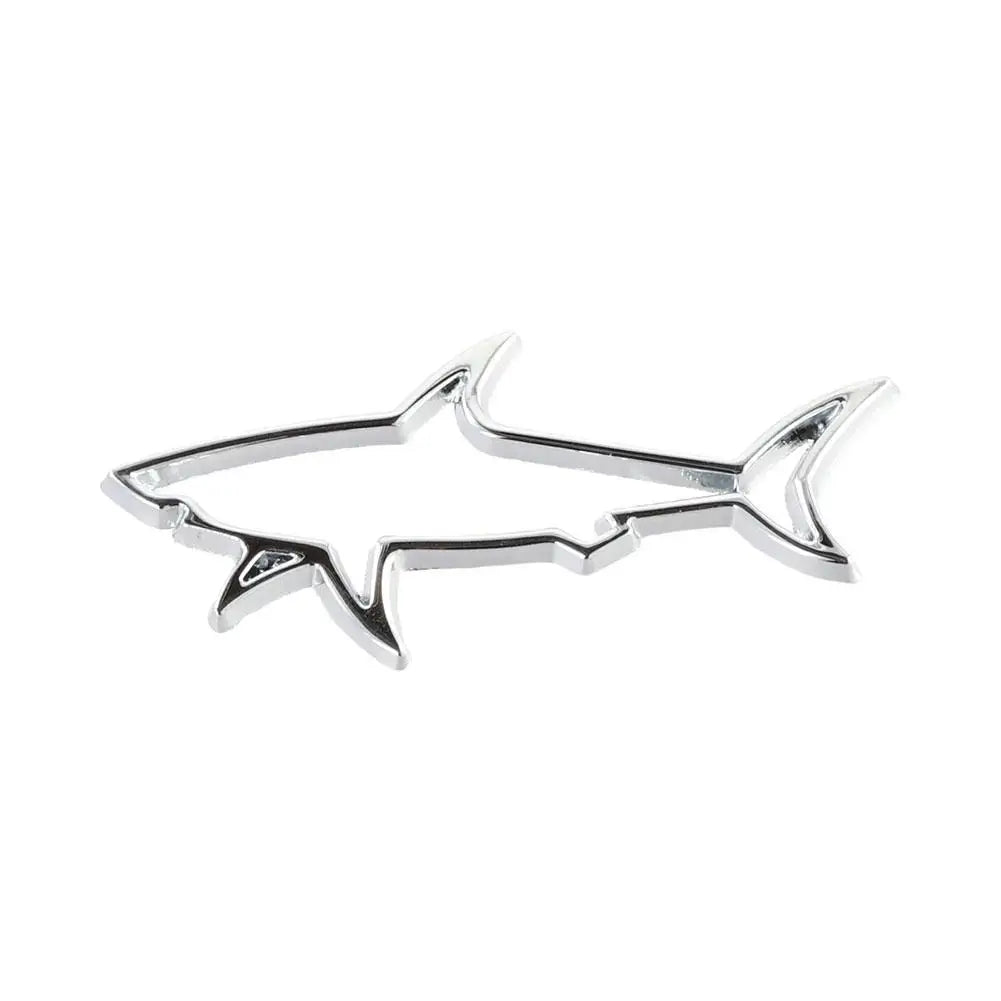 3D Metal Shark Emblem Badge – Premium Car & Bike Styling