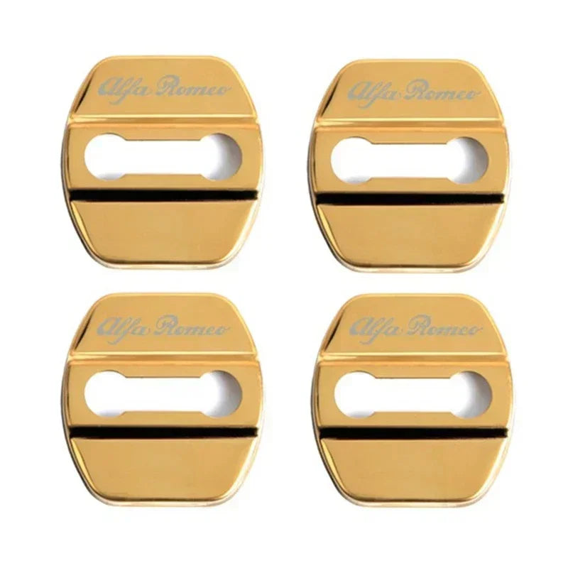 4Pcs Door Lock Cover for Alfa Romeo B Gold – Car Accessories | MotorWorld Marketplace