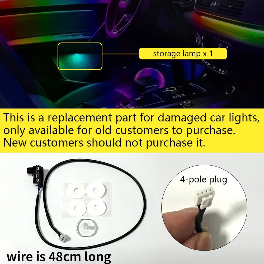 For Bentley Flying Spur 3Y/4N RGB 22in1 Ambient Light Kit