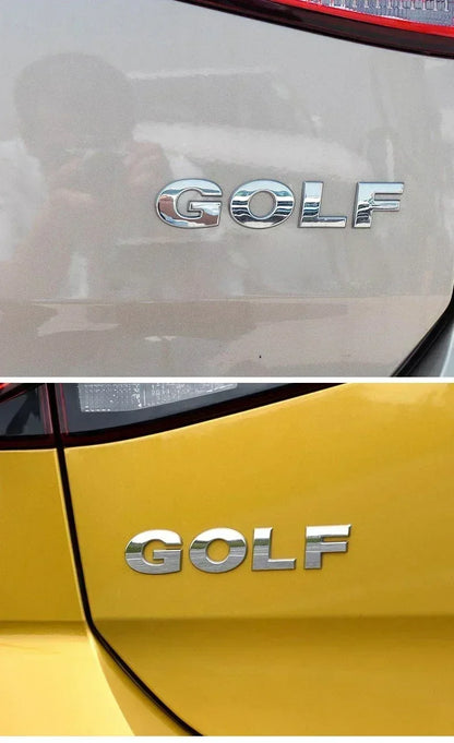 VW Golf 6 7 Rear Trunk ABS Badge Emblem Nameplate Decor