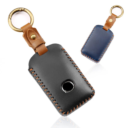 Premium Leather Mazda Key Case, Fits 3/4 Button, Durable