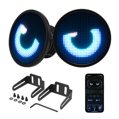 AD LED Dynamic Eye Fog Headlamps 2pcs 12V-24V Bluetooth – Car Accessories | MotorWorld Marketplace