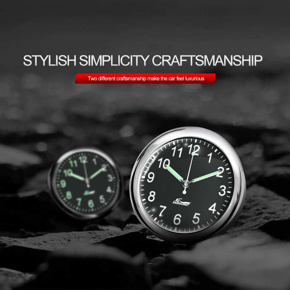 Luminous Quartz Stick-On Car Clock – Pro Auto Accessory