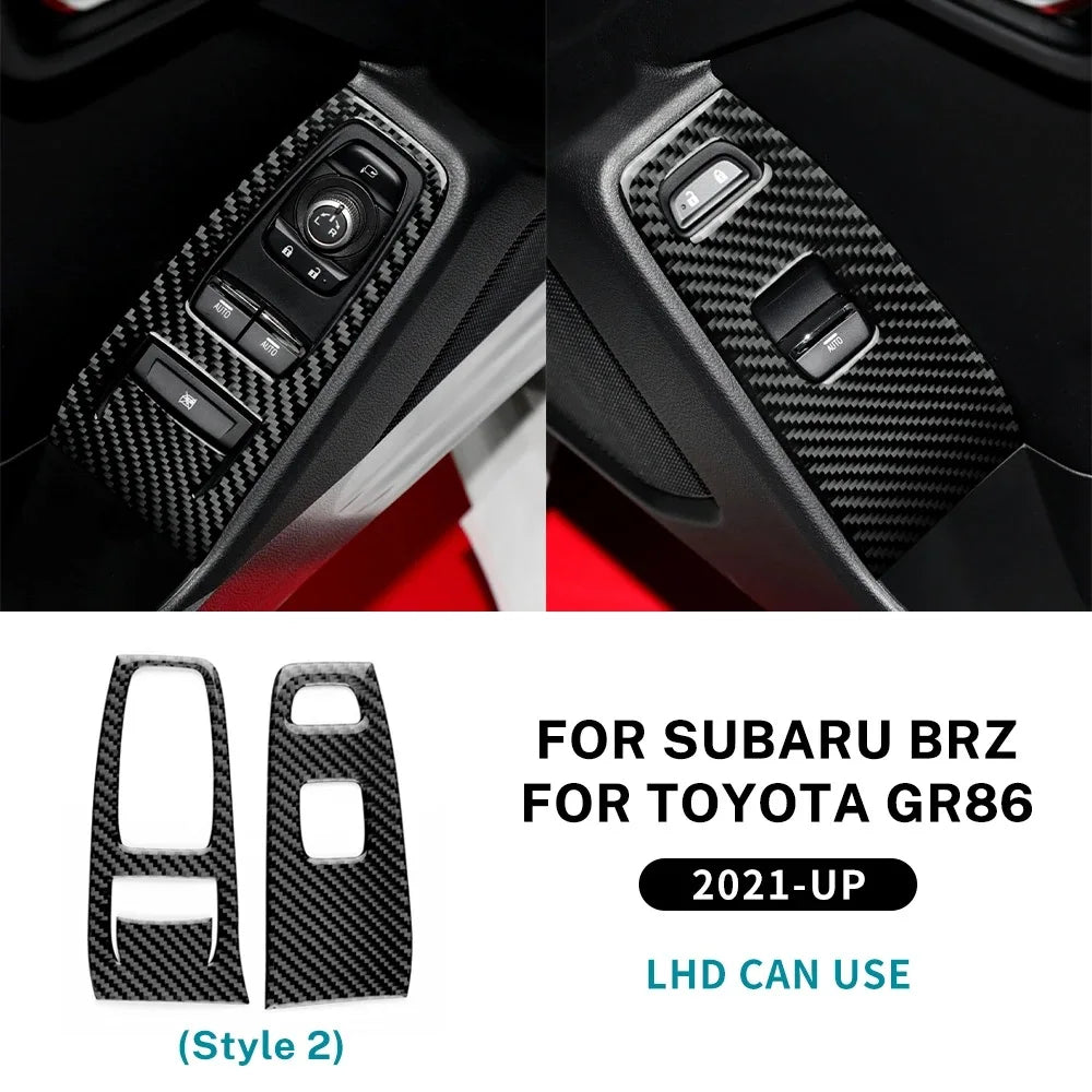 Real Carbon Fiber Door Panel Sticker for BRZ GR86 21-24 – Car Accessories | MotorWorld Marketplace