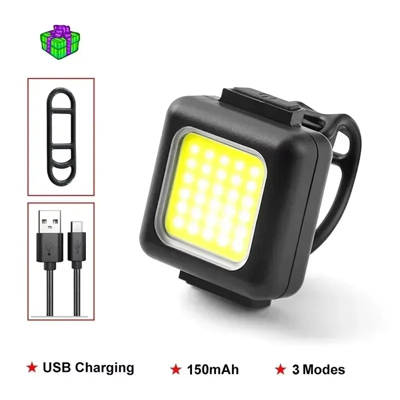 BUCKLOS LED Bike Light Set, Rechargeable COB Front & Rear M4-WHITE-150mAh – Car Accessories | MotorWorld Marketplace