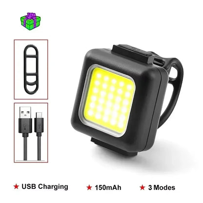 BUCKLOS LED Bike Light Set, Rechargeable COB Front & Rear M4-WHITE-150mAh – Car Accessories | MotorWorld Marketplace