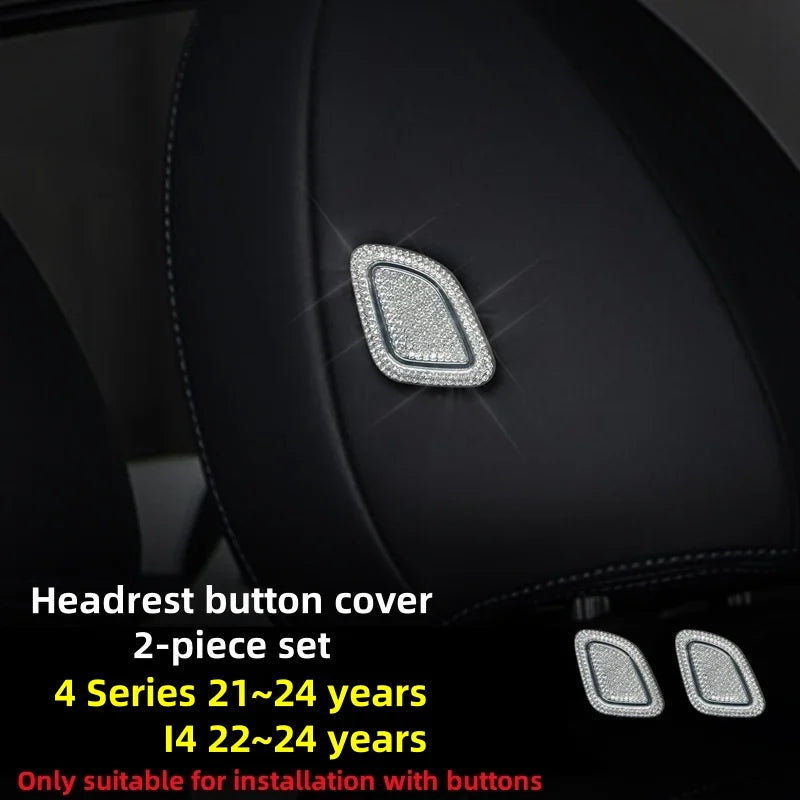 (NOT SOLD TO USA) BMW 4 Series 21-24 Diamond AC Vent & Knob Trim Decor Headrest decoration China Mainland – Car Accessories | MotorWorld Marketplace