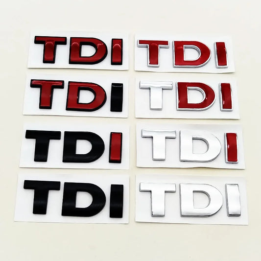 3D ABS Black TDI Emblem Badge for VW Golf Polo Passat
