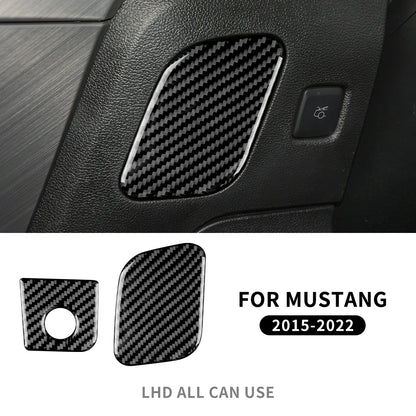 Real Carbon Fiber Interior Trim for Ford Mustang 2015-2023 05 Soft Carbon – Car Accessories | MotorWorld Marketplace