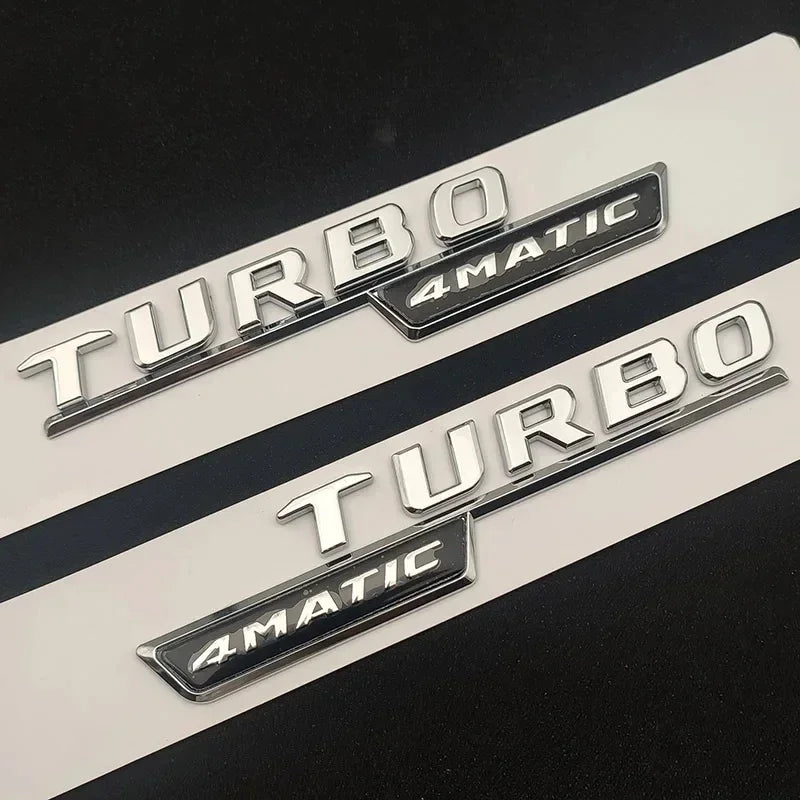ABS Chrome Trunk Emblem for Mercedes A35 A45 AMG W177/W176