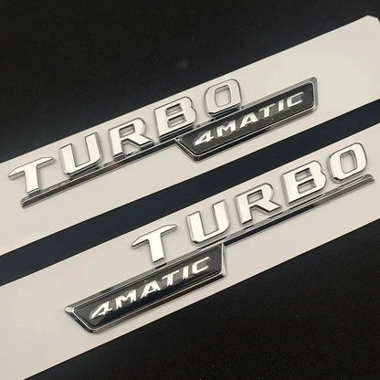 ABS Chrome Trunk Emblem for Mercedes A35 A45 AMG W177/W176