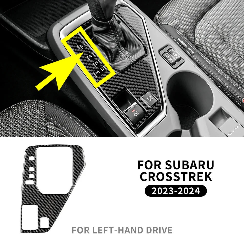 Real Carbon Fiber Gear Shift Panel Trim for 2024 Crosstrek/Impreza Type B JDM Black – Car Accessories | MotorWorld Marketplace