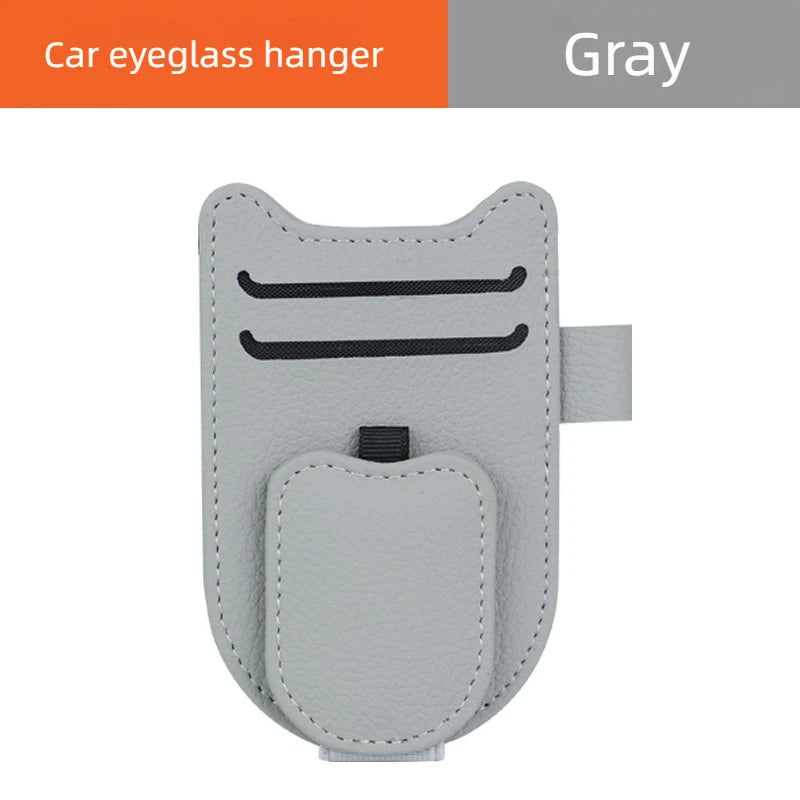 Magnetic Sun Visor Sunglasses Clip – Secure Auto Eyewear Holder Grey – Car Accessories | MotorWorld Marketplace