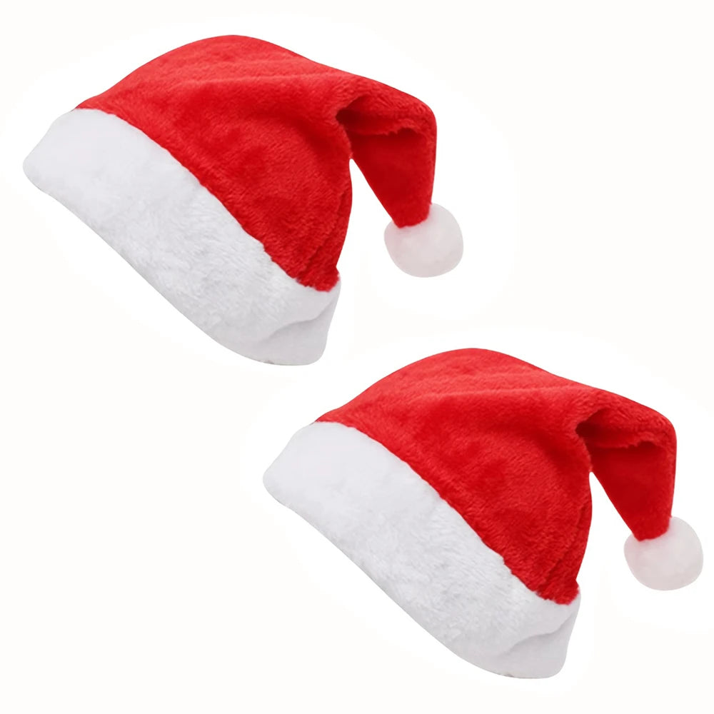 2/4Pcs Christmas Car Seat Headrest Covers – Festive Decor
