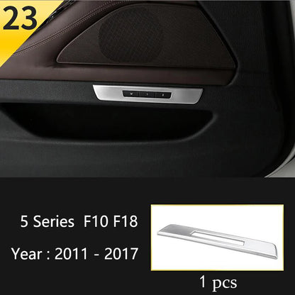 BMW F10 F18 Interior Button Panel Trim Stainless Steel Cover 23 Type – Car Accessories | MotorWorld Marketplace