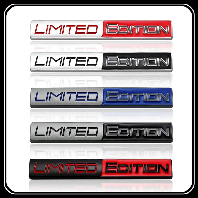 Universal Limited Edition Metal Emblem Badge