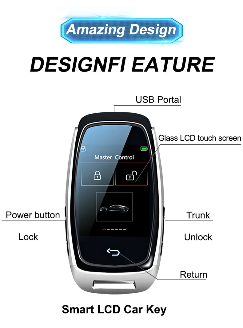 CF920 Smart LCD Remote Keyless Entry for Audi/BMW/Ford – Car Accessories | MotorWorld Marketplace