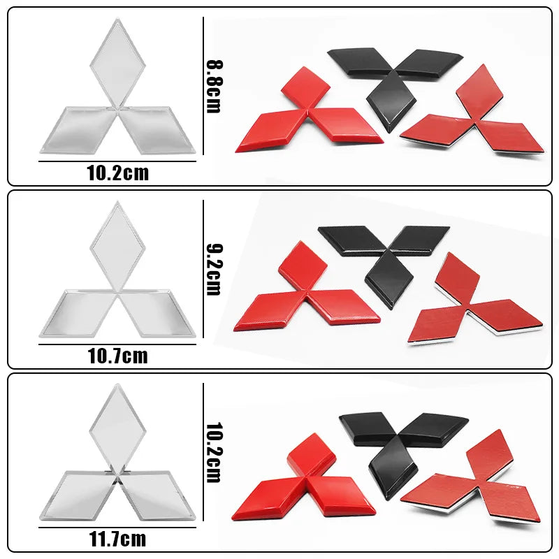 ABS Emblem Badge for Mitsubishi