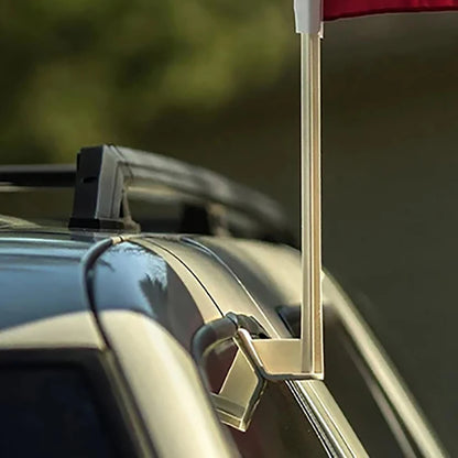 30x45cm Canadian Car Flag w/ Durable Flagpole
