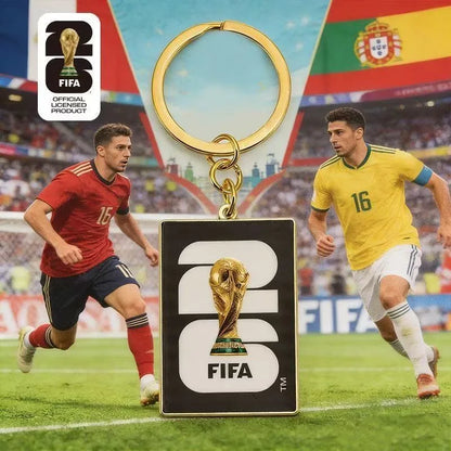 FIFA Official 2026 World Cup Trophy Keychain Authentic World Cup Merchandise Football Fan Gift Pendant – Car Accessories | MotorWorld Marketplace
