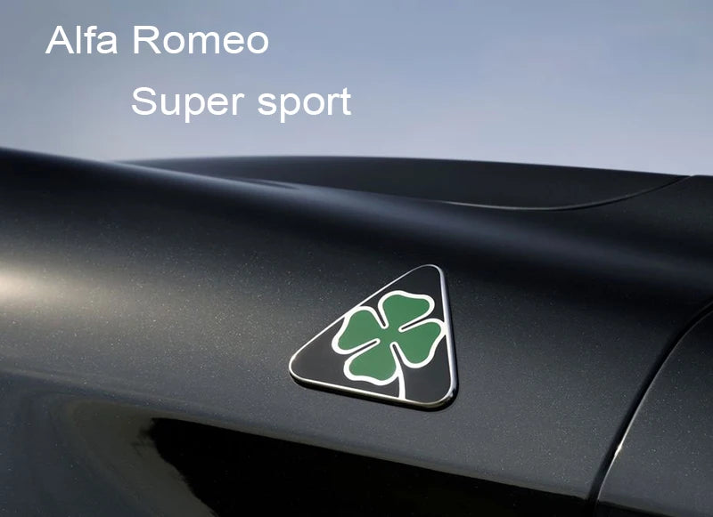 Super Sport Quadrifoglio Black Fender Badge for Giulia Stelvio