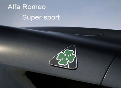 Super Sport Quadrifoglio Black Fender Badge for Giulia Stelvio
