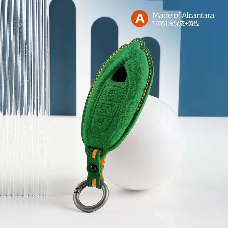 Premium Suede Key Case for Lamborghini Urus & Revuelto