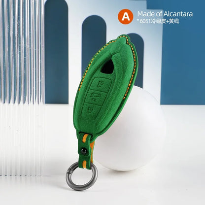 Premium Suede Key Case for Lamborghini Urus & Revuelto