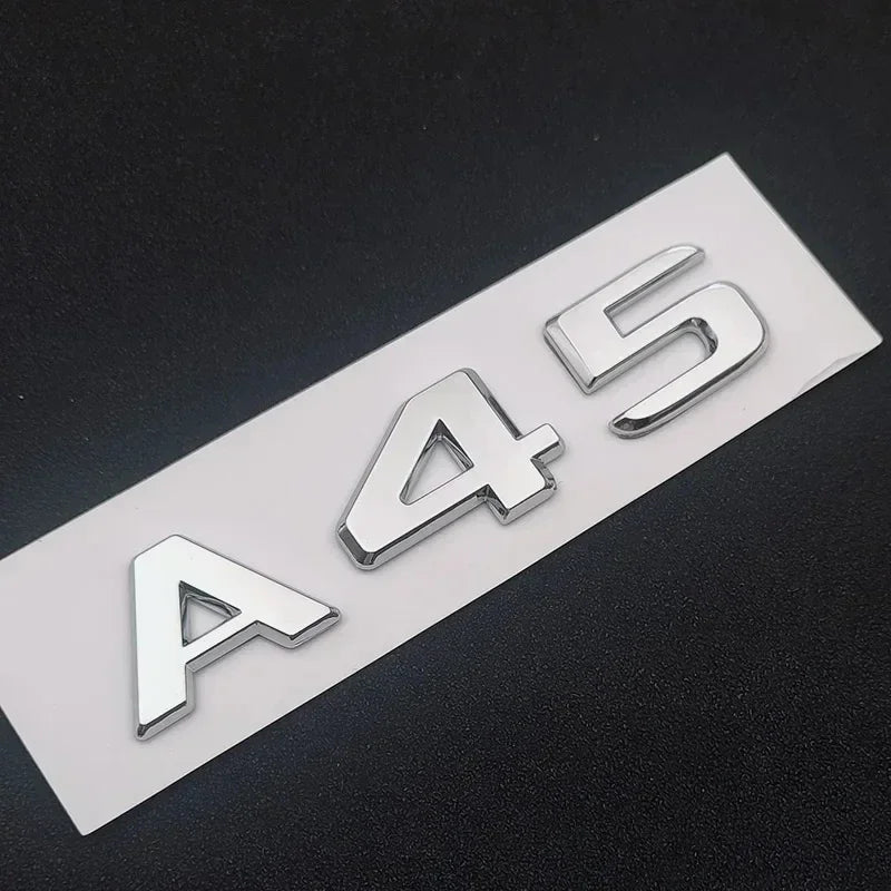 ABS Chrome Trunk Emblem for Mercedes A35 A45 AMG W177/W176