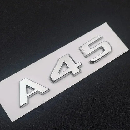 ABS Chrome Trunk Emblem for Mercedes A35 A45 AMG W177/W176