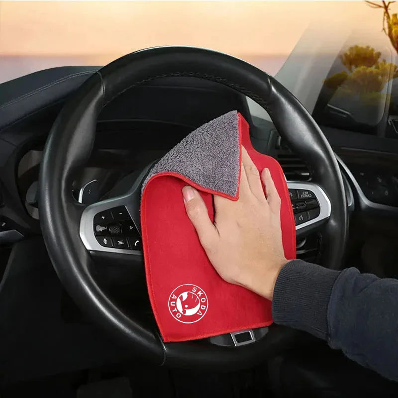 Premium Microfiber Towel for Skoda