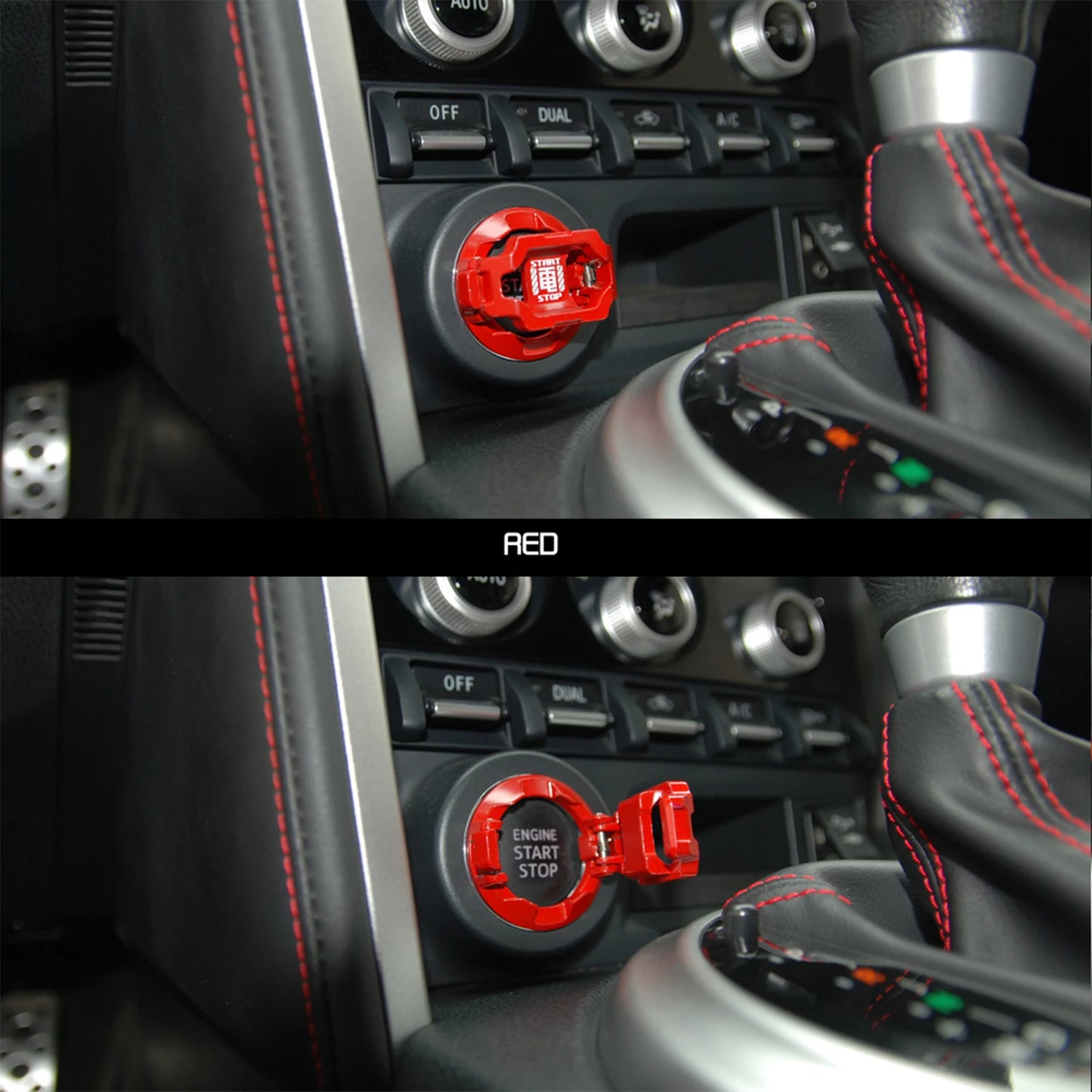 Red Engine Start Stop Button Cover – Pro Ignition Upgrade – Car Accessories | MotorWorld Marketplace