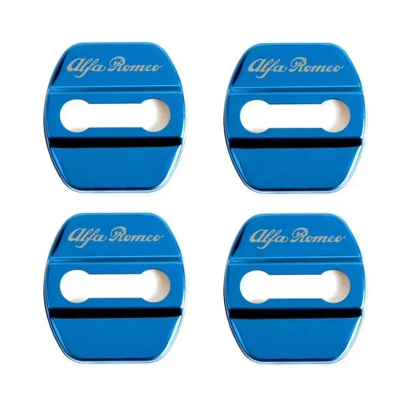 4Pcs Door Lock Cover for Alfa Romeo B Blue – Car Accessories | MotorWorld Marketplace