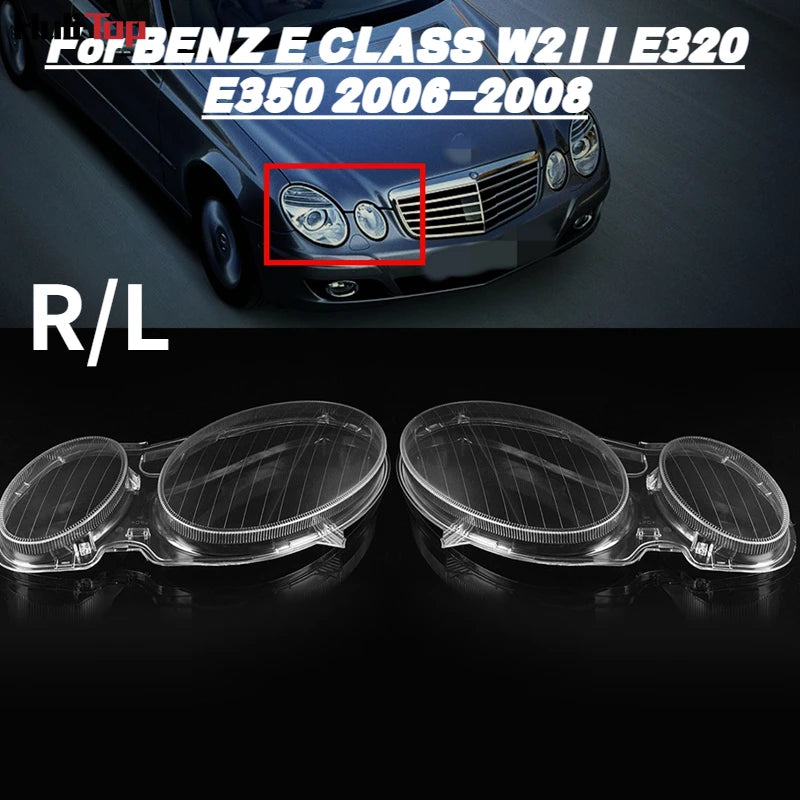 Mercedes-Benz E-Class Headlight Lens Cover
