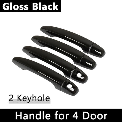 (NOT SOLD TO USA) Gloss Black Carbon Fiber Door Handle Covers for DS3 09-19 2 Keyhole 4 door – Car Accessories | MotorWorld Marketplace