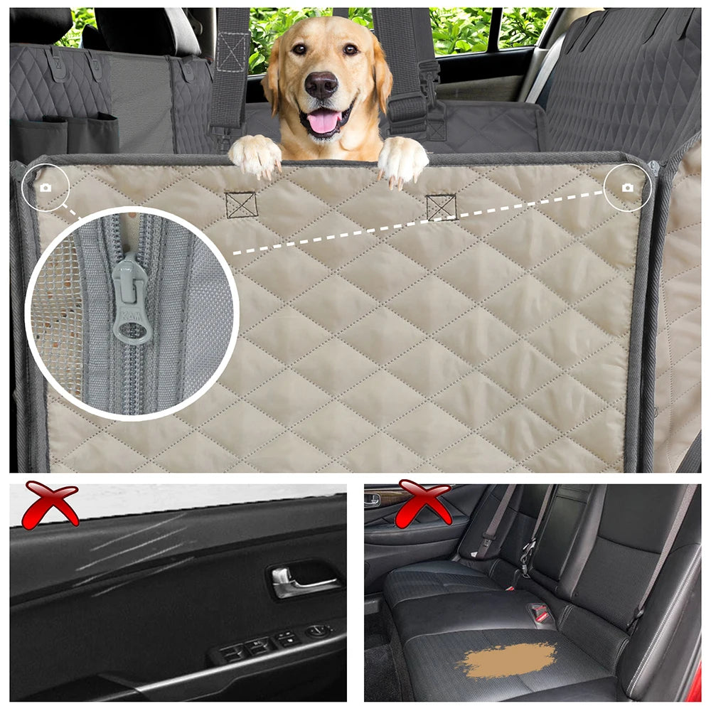 Waterproof Dog Car Seat Cover Hammock w/ Safety Belt, SUV/Truck – Car Accessories | MotorWorld Marketplace