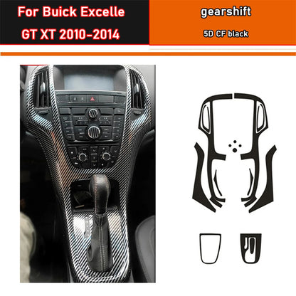 Film de protection en fibre de carbone pour panneau de vitesses Buick Excelle GT XT 10-14