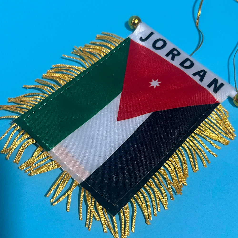 Jordan Double-Sided Car Window Pennant 8x12cm