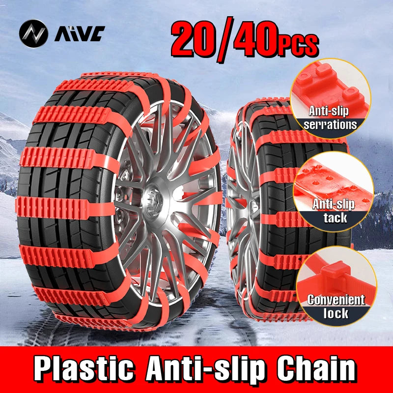 AIVC Anti-Skid Snow Chains | Pro Grade Winter Traction – Car Accessories | MotorWorld Marketplace
