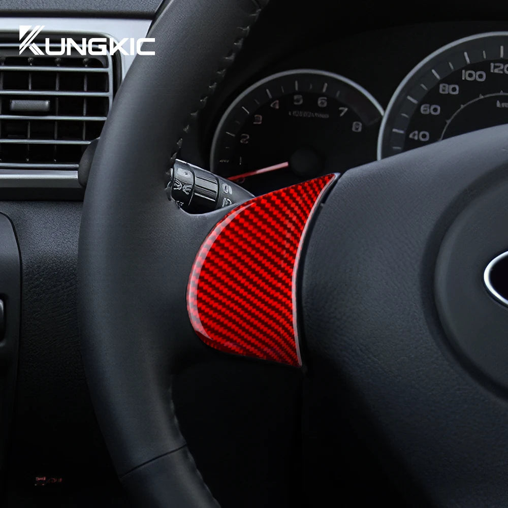 Real Carbon Fiber Steering Wheel Trim for Impreza 09-11 – Car Accessories | MotorWorld Marketplace
