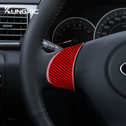 Real Carbon Fiber Steering Wheel Trim for Impreza 09-11 – Car Accessories | MotorWorld Marketplace
