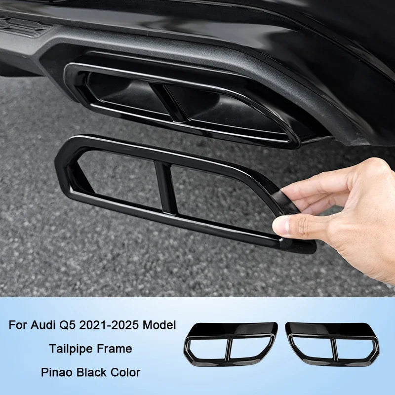 Audi Q5 2021-2025 Black Warrior Trim Bumper & Cover Set Tailpipe Cover – Car Accessories | MotorWorld Marketplace