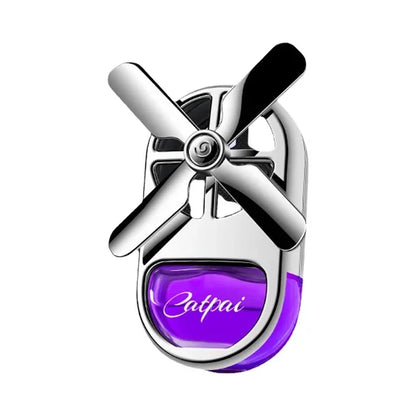 Désodorisant pour voiture à hélice rotative - Clip d'aromathérapie au parfum océanique